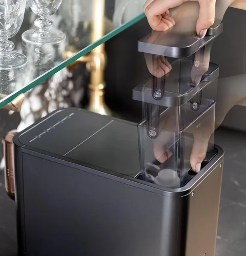 Vista 9 de Café Affetto - Máquina de café espresso automática + espumador de leche, molinillo de granos de espresso integrado y ajustable, preparación de un