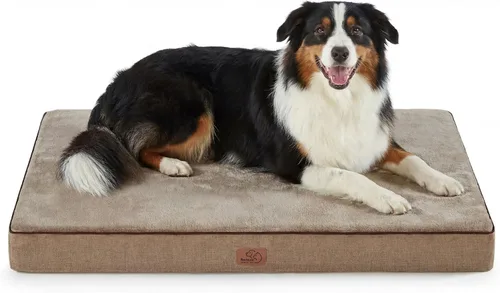 Vista 9 de Bedsure Cama ortopédica grande para perros grandes, almohada impermeable de espuma viscoelástica para perros, con funda extraíble lavable y parte