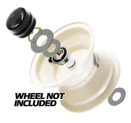 Vista 3 de Paquete de 4 unidades 532124959 HD Switch 124959 HD Switch - Kit de conversión de buje a rodamiento de rueda delantera, compatible con tractores