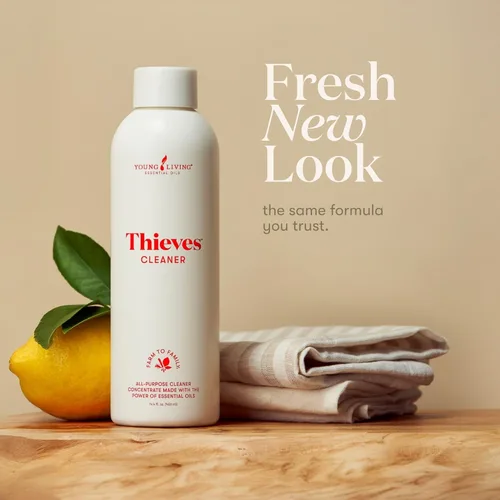 Vista 3 de Thieves - Limpiador doméstico 14.4 onzas Solución multisuperficie a base de plantas infundida con aceites esenciales Diluye para pisos