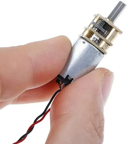 Vista 5 de 10 unids Mini N20 Motor de engranajes DC 3V-9V velocidad lenta caja de engranajes de metal completo DIY robot coche nuevo