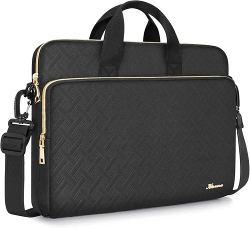 Vista 7 de KIZUNA Funda para portátil de 13 pulgadas, bolsa de hombro para computadora para MacBook Air M2 de 13.6"/MacBook Pro 14 M3 M2 M1 MAX/14 Lenovo