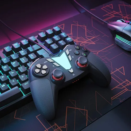 Vista 7 de IFYOO One Pro - Controlador de juegos de vapor para PC, mando de videojuegos USB con cable compatible con computadoraportátil (Windows 1087XP)