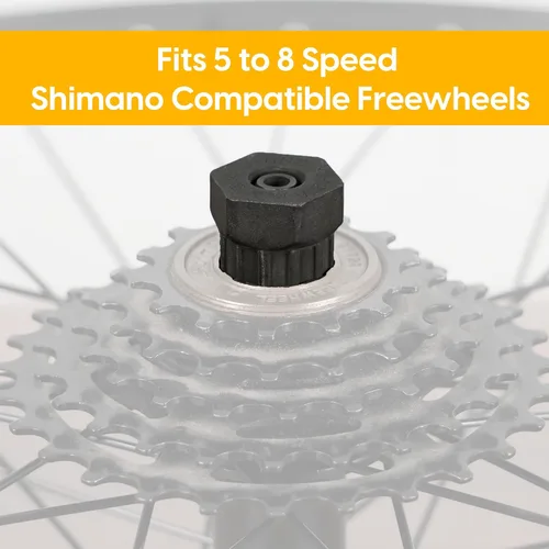 Vista 4 de BikeHand - Bicicleta compatible con Shimano Freewheel y cassette, herramienta de extracción de instalación, se adapta a accesorios de herramientas