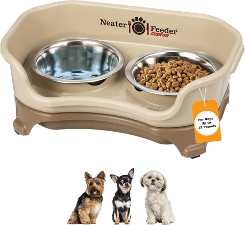 Vista 24 de Neater Feeder Express Cuencos para Perros a Prueba de Desorden Elevados para Razas Medianas y Grandes – Fabricado en EE. UU. – Comedero Lento