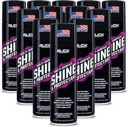 Vista 15 de Slick Products - Capa protectora Shine & Protectant para plásticos, vinilo, goma, fibra de vidrio y más