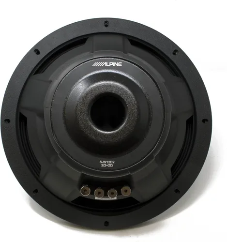 Vista 2 de Alpine S-W12D2 Subwoofer para coche de 12 pulgadas S-Series Bobinas de voz de 2 ohmios