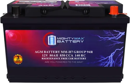 Vista 13 de Mighty Max Battery MM-AUX12 Batería Auxiliar 12 V 12 Ah, 20 RC, 200 CCA Batería AGM recargable para auto