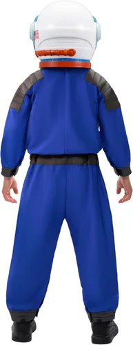 Vista 4 de Spooktacular Creations Disfraz de astronauta con casco, traje de astronauta para niños pequeños, mono unisex para fiesta de Halloween