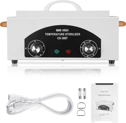 High Temperature Sterilizer Autoclave Machine 110V 300W Nail Tool Sterilizer Dry Heat Sterilizer Dental Tool Sterilizer esterilizador de manicura