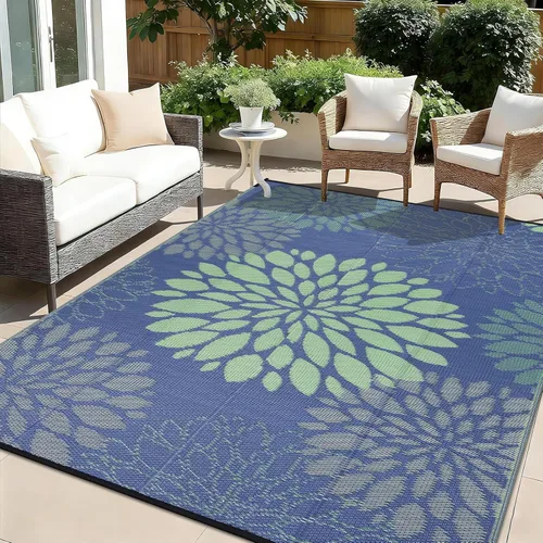 Vista 24 de Ileading Alfombra de exterior para patios 5'x8