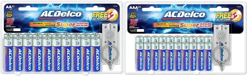 ACDelco - Paquete de 20 pilas AA y AAA, superalcalinas, 10 años de vida útil