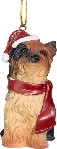 Vista 30 de Design Toscano - Figura de perro para decoración navideña.