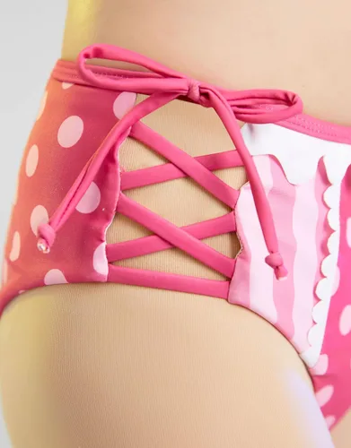 Vista 4 de haikyuu Traje de baño de dos piezas de anime para mujer, conjunto de bikini Kawaii