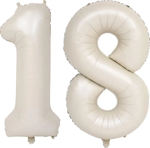 Vista 86 de Globos de 40 pulgadas con números de caramelo, papel de aluminio de helio, globos de látex de Mylar para fiesta de cumpleaños, decoración digital 0