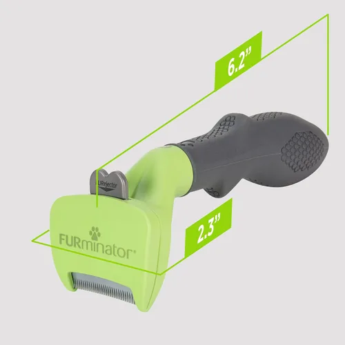 Vista 10 de FURminator - Herramienta de eliminación de pelaje y champú premium para perros, elimina el pelo suelto, combate el exceso de desprendimiento