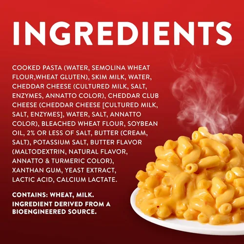 Vista 3 de Stouffer's Mac N Cheese Frozen Entree con pasta recién hecha y salsa de queso cheddar – Tamaño de fiesta de Mac y queso – Hecho con queso 100% real