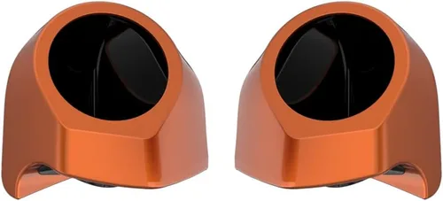 Vista 100 de Advanblack Alpine Green Tour Pack - Paquete de altavoces de 6.5 pulgadas, carcasa de audio trasera, color a juego, ajuste Harley King Tour Pack