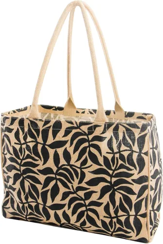 Vista 18 de Bolsa de mano de yute KAF Home para el mercado con asas, Talla única