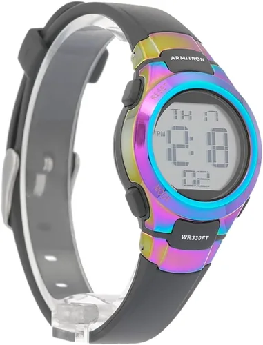 Vista 3 de Armitron Sport 457012 reloj con cronógrafo digital y correa de goma para mujer