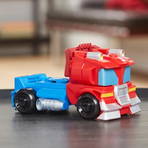 Vista 11 de Transformers Playskool Heroes Rescue Bots Academy Team Optimus Prime, 4.5-Inch Action Figure, Kids Converting Robot Toy, Ages 3+ (Yaxa Exclusive)