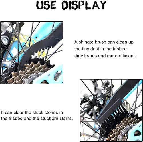Vista 3 de Motorcycle & Bike Chain cleaner tool Set – Kit de cepillo de limpieza de mantenimiento de engranajes de cadena de bicicleta para todo