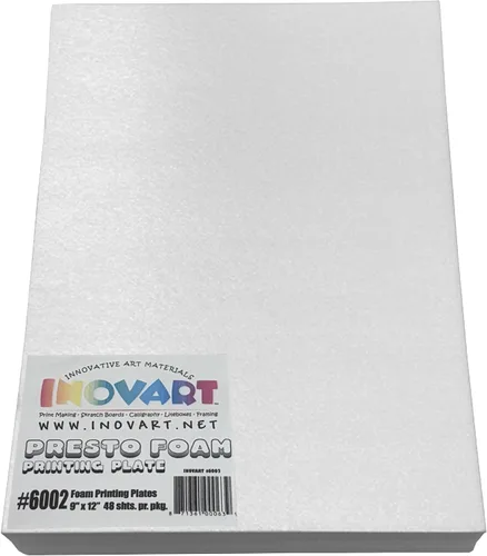 Vista 6 de INOVART Placas de impresión de espuma Presto, 9 x 12 pulgadas, 12 hojas