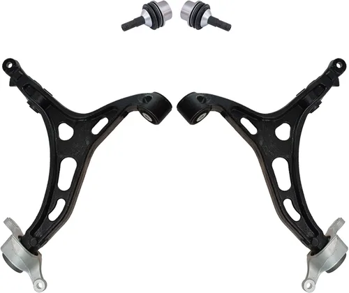 Vista 94 de TRQ Brazo de control superior e inferior del lado del conductor y del pasajero con juego de rótulas compatible con Chevrolet GMC 89-02