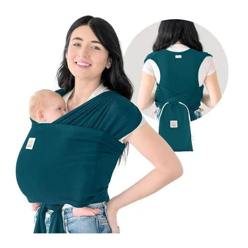 Vista 15 de KeaBabies Portabebés con anillo para bebé, fácil de llevar, portabebés ajustable D-Lite para recién nacidos a niños pequeños, camisa de transporte