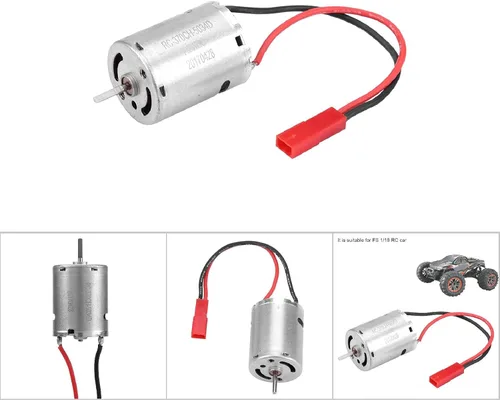 Vista 3 de Motor cepillado, 370 380 RC Motor eléctrico cepillado Crawler Motor eléctrico de control remoto accesorio de pieza de automóvil apto para vehículo