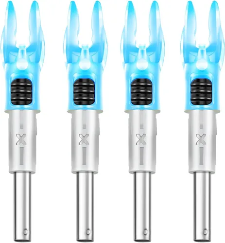 DEEPOWER X Culatines Iluminados para Flechas .204"/.233"/.244"/.246" con Interruptor de Encendido/Apagado con Bujes H, S, GT