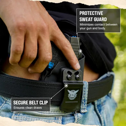 Vista 5 de We The People Holsters - Gris - Mano derecha - Funda IWB compatible con Sig Sauer P365 XL con Streamlight TLR-6 Light/Láser RDS