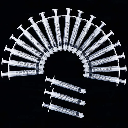 Vista 7 de Paquete de 20 jeringa de plástico Luer Lock con medición, sin aguja (3 ml)