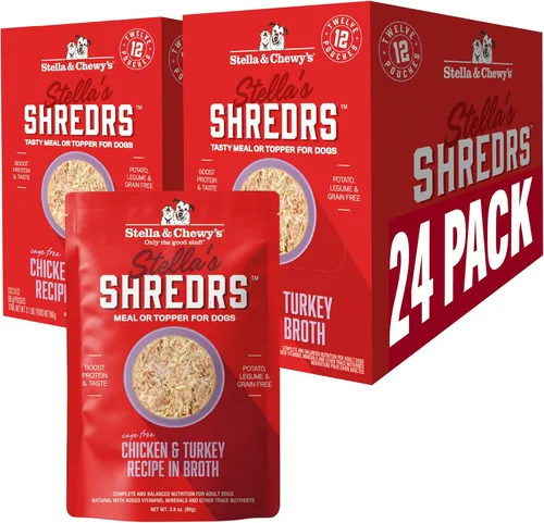 Vista 11 de Stella & Chewy's Tiras de Carne de Res Alimentada con Pasto y Pollo - Bolsas de Comida Premium para Perros - Perfectas Para Comedores Exigentes