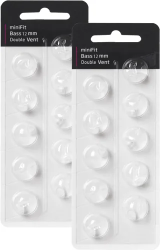 Vista 10 de Cúpulas para audífonos Oticon de repuesto, cúpulas Oticon Minifit Power (6 mm/2 paquetes), cúpulas universales para suministros de audífonos Oticon.