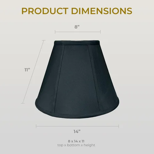 Vista 157 de Royal Designs, Inc. BS-707FC-6AGL Deep Empire Basic - Pantalla para lámpara con clip de llama, 3.5 x 6 x 5.75 pulgadas, color dorado antiguo