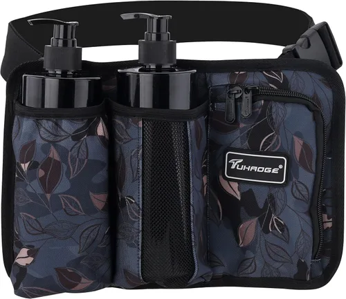 Vista 22 de Funda de aceite de masaje, bolsa de botella de masaje, funda para loción, masajista, masaje, funda de aceite, loción de masaje... (3kd9D-gris)