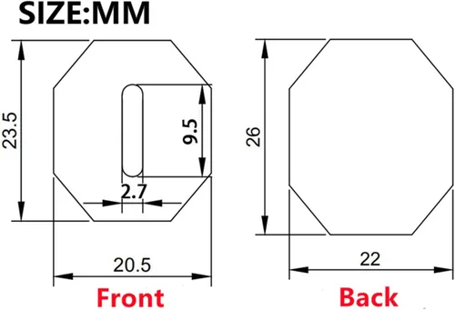 Vista 4 de Mango de cuchillo de resina de panal de abeja, mango octogonal de madera estilo japonés, material para hacer cuchillos, herramienta de bricolaje