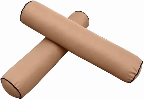 Vista 3 de * Solo funda*-Estilo 5 fundas de almohada para colchón de sofá cama para exteriores, ribete de tubería de contraste, tamaño individual - AD104