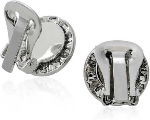 Vista 3 de PammyJ Aurora Borealis - Pendientes redondos de cristal (0.591 in), Cristal