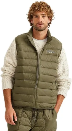 Vista 4 de Eddie Bauer CirrusLite - Chaleco de plumón para hombre negro (Black Recycled)