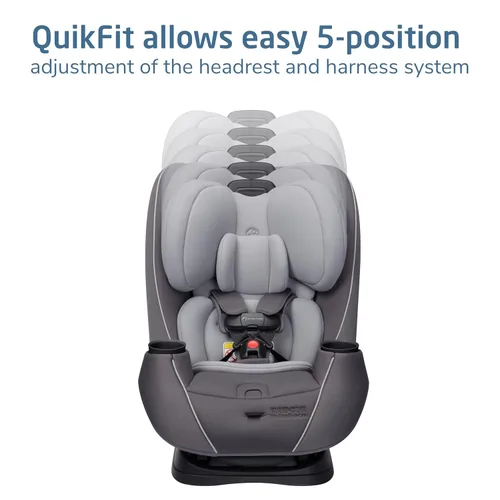Vista 8 de Maxi-COSI Pria Max - Asiento de automóvil convertible 3 en 1, asiento de automóvil para bebé a niño, clip magnético para el pecho ClipQuick, LATCH
