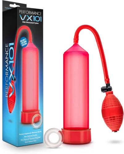 Vista 7 de Blush Performance VX101 Bomba de pene para principiantes de 9 pulgadas, bomba de vacío de mejora con manguito cilíndrico de tubo de silicona suave
