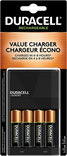 Vista 11 de Duracell Pilas AAA recargables de 4 unidades, potencia de larga duración, batería NiMH triple A precargada multiusos para dispositivos domésticos