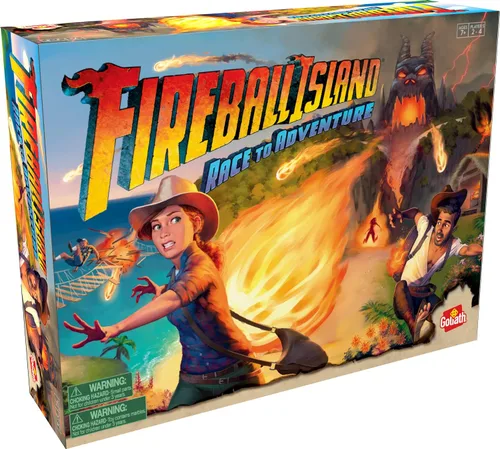 Vista 4 de Goliath Fireball Island Juego de mesa - Tablero de juego único y componentes, 2-4 jugadores a partir de 7 años