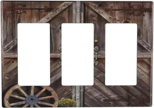 Vista 93 de William Morris Floral Boho Azul Medianoche Azul Bohemio Flor 1 Banda Dúplex Cubierta de Salida Decorativa Receptáculo Único Interruptor Eléctrico