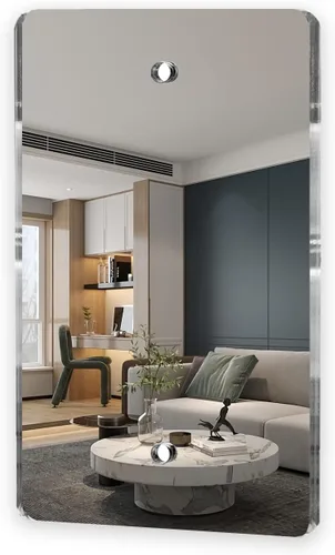 Vista 8 de 1 Pieza Placas de Interruptor de Luz con Espejo, Cubiertas de Salida de Acrílico, Placas de Pared Duraderas, Placas de Interruptor con Espejo