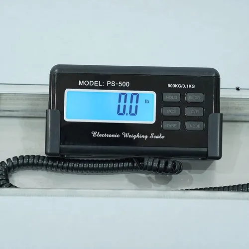 Vista 6 de Escala digital veterinaria para ganado, báscula veterinaria para mascotas, plataforma de acero inoxidable, 1100 libras, báscula de envío postal