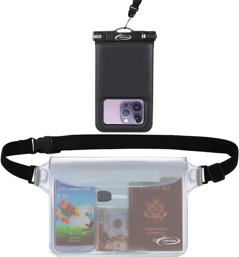 Vista 8 de AiRunTech Paquete combinado de equipo impermeable para la playa, protege la cartera del teléfono, objetos de valor para el pasaporte, seguro