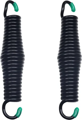 Muelles para porche, hamaca con resorte con capacidad para hasta 1300 libras, resortes cromados resistentes para sillas colgantes, montaje en techo,